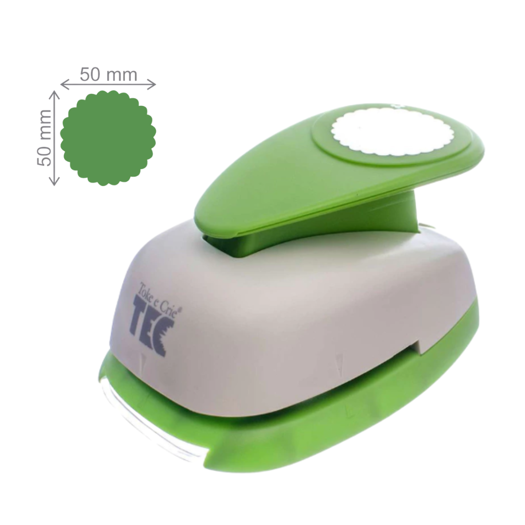 OPEN BOX - Furador Extra Gigante Circulo Escalope 50mm Toke E Crie - FEGA017